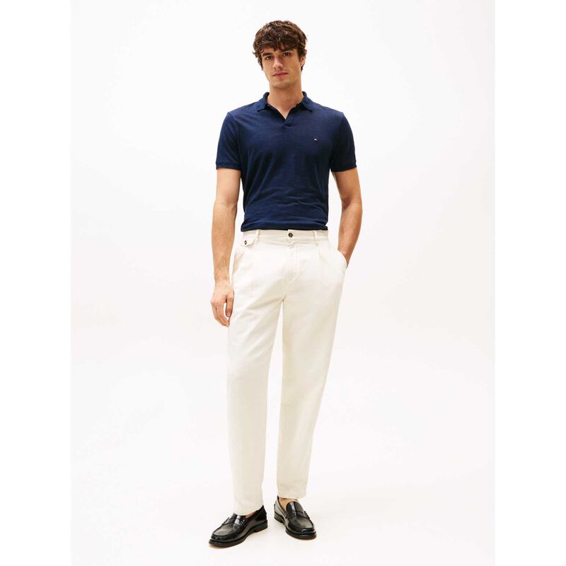 Tommy Hilfiger Regular Fit Linen Polo Shirt image number 3